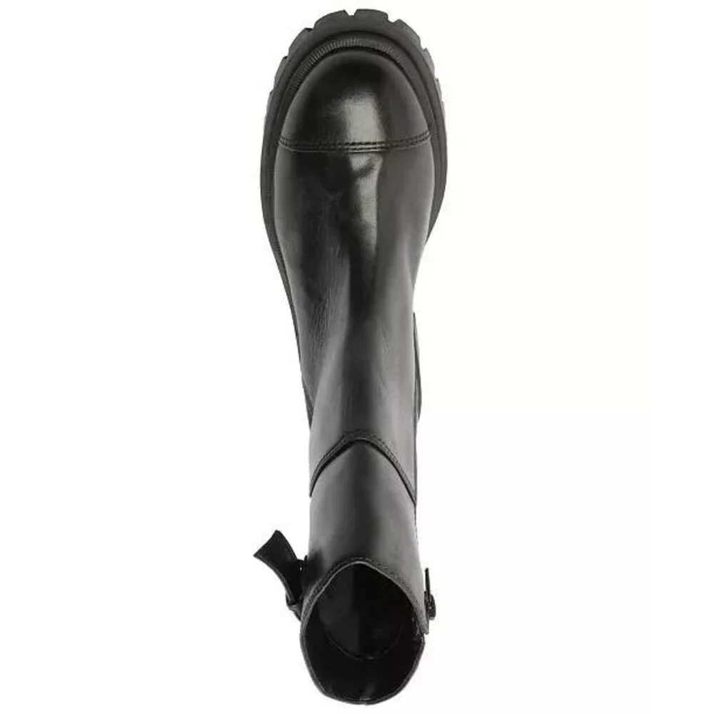 Arezzo Black Leather Booties 8B New in Box MSRP $159 - Picture 4 of 14